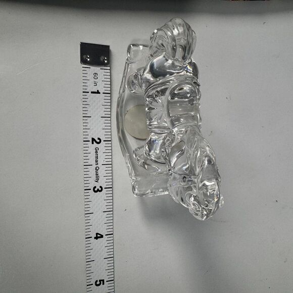 Vintage 1970's Princess House Lead Crystal "Randy The Rocking Horse" euc - Picture 5 of 7